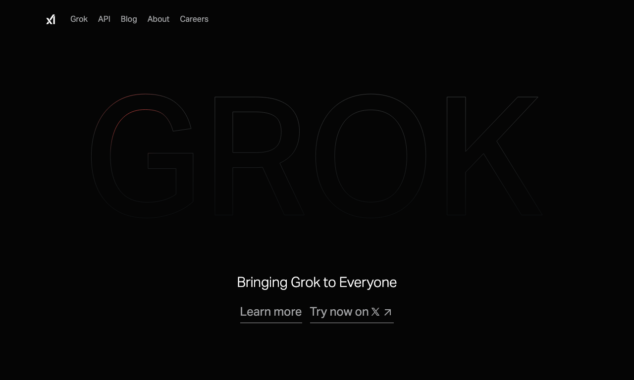 Grok — интерфейс
