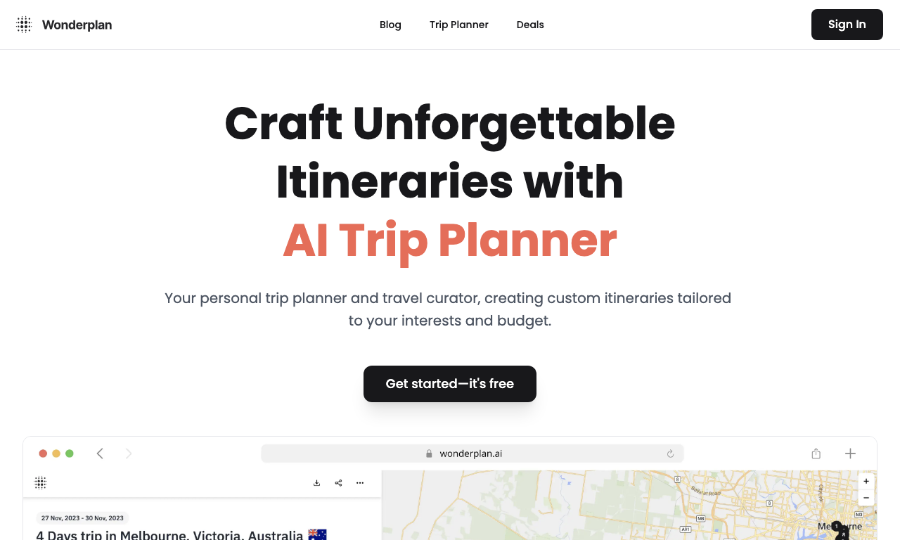 Wonderplan — превью