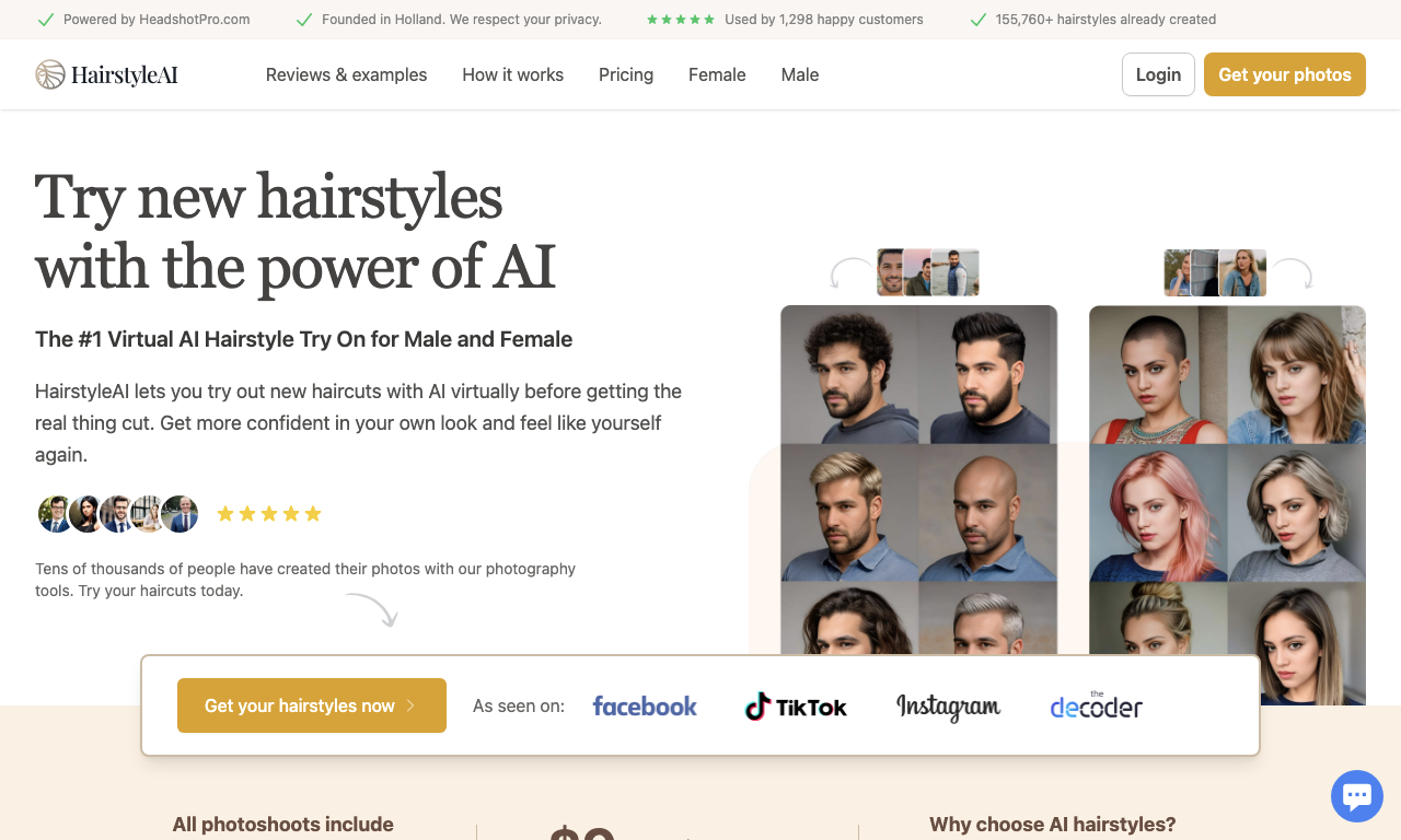 Hairstyle AI — превью