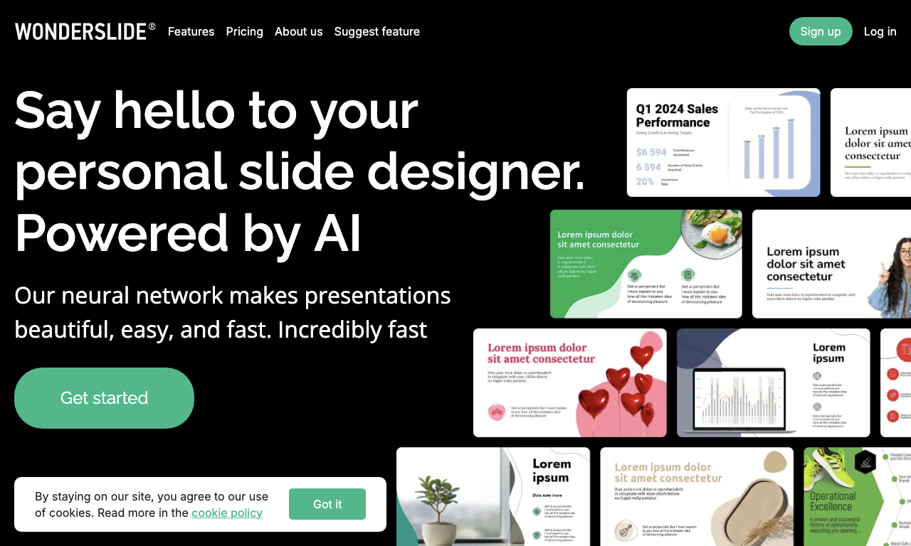 Wonderslide AI — превью