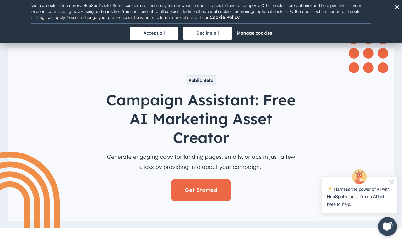 HubSpot Campaign Assistant — превью
