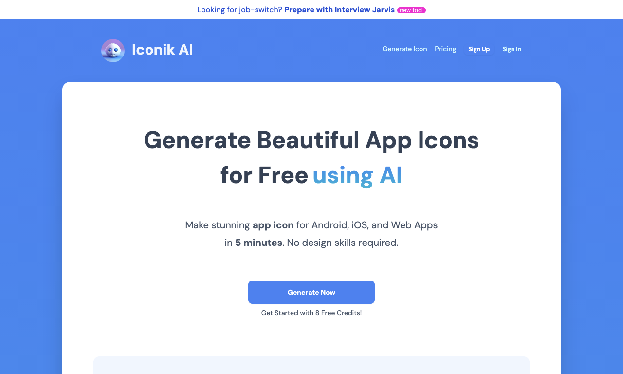 IconikAI — интерфейс