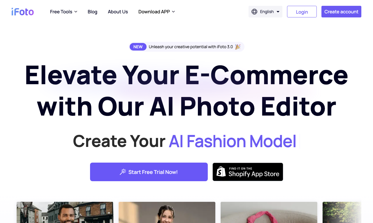 iFoto — интерфейс