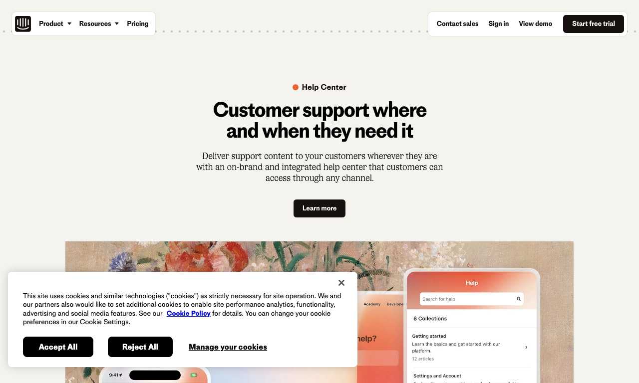 intercom.help — превью