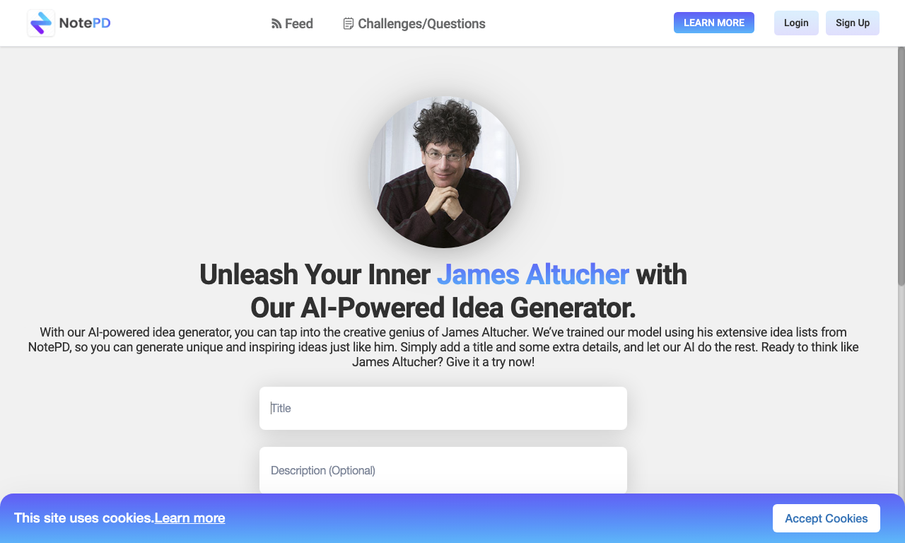 Write with James — превью