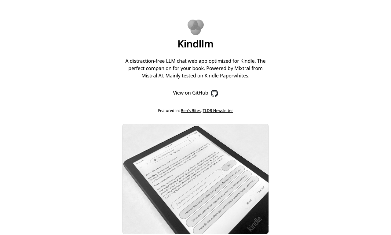 KindlLM — превью