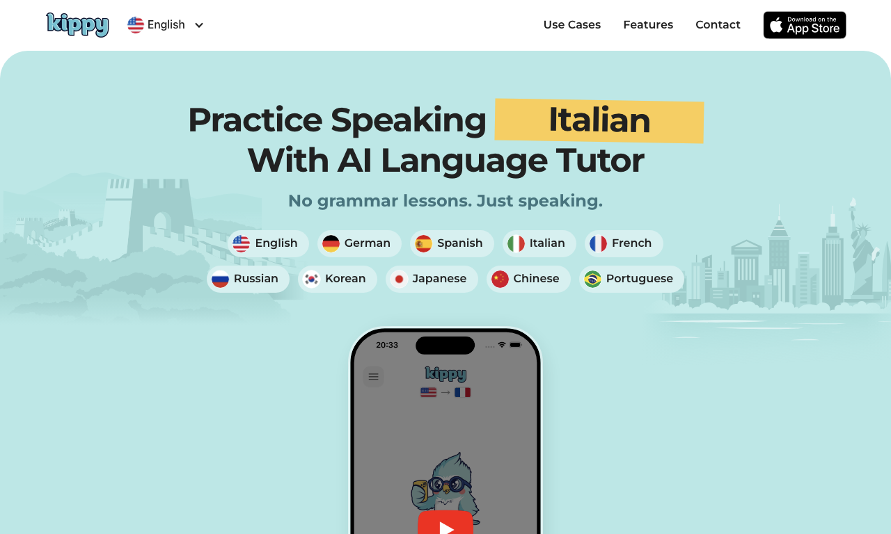 Kippy Language Tutor — превью