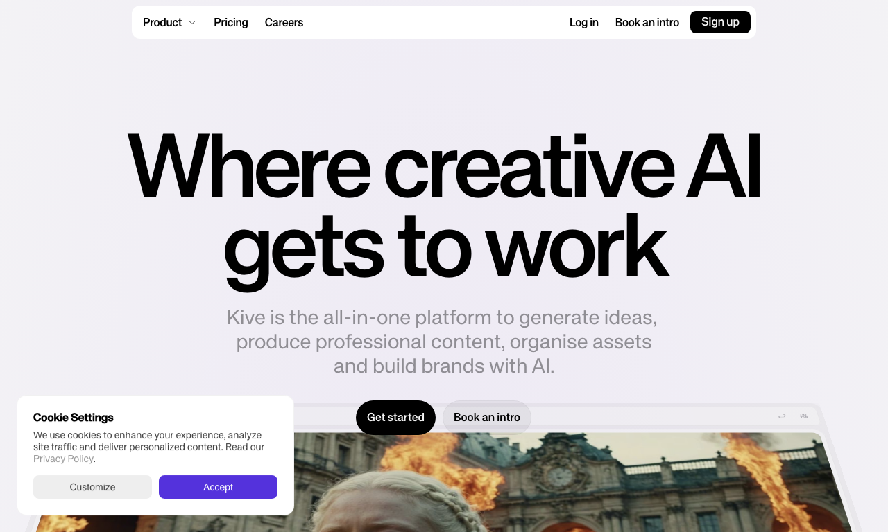 Kive — интерфейс