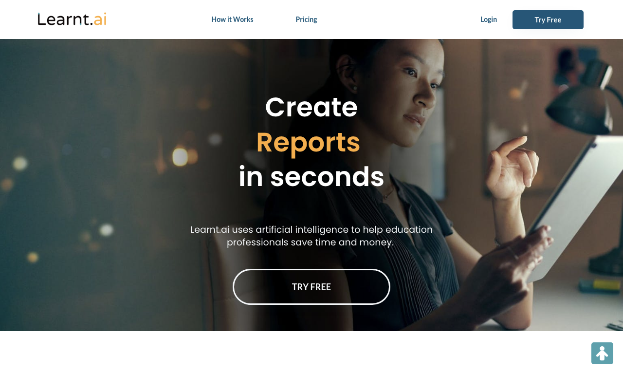 Learnt AI — интерфейс