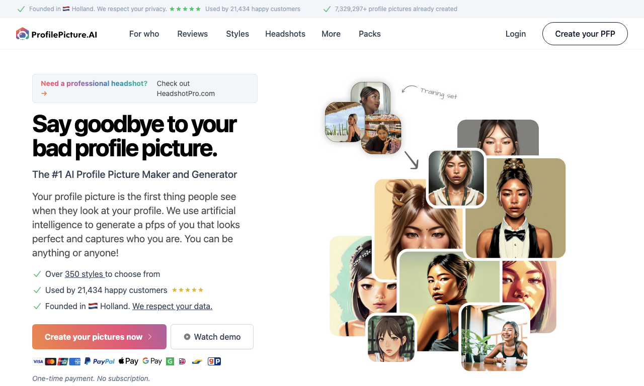 ProfilePicture AI — превью