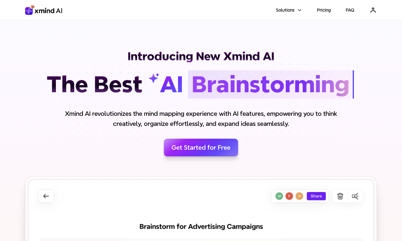 Xmind AI — интерфейс