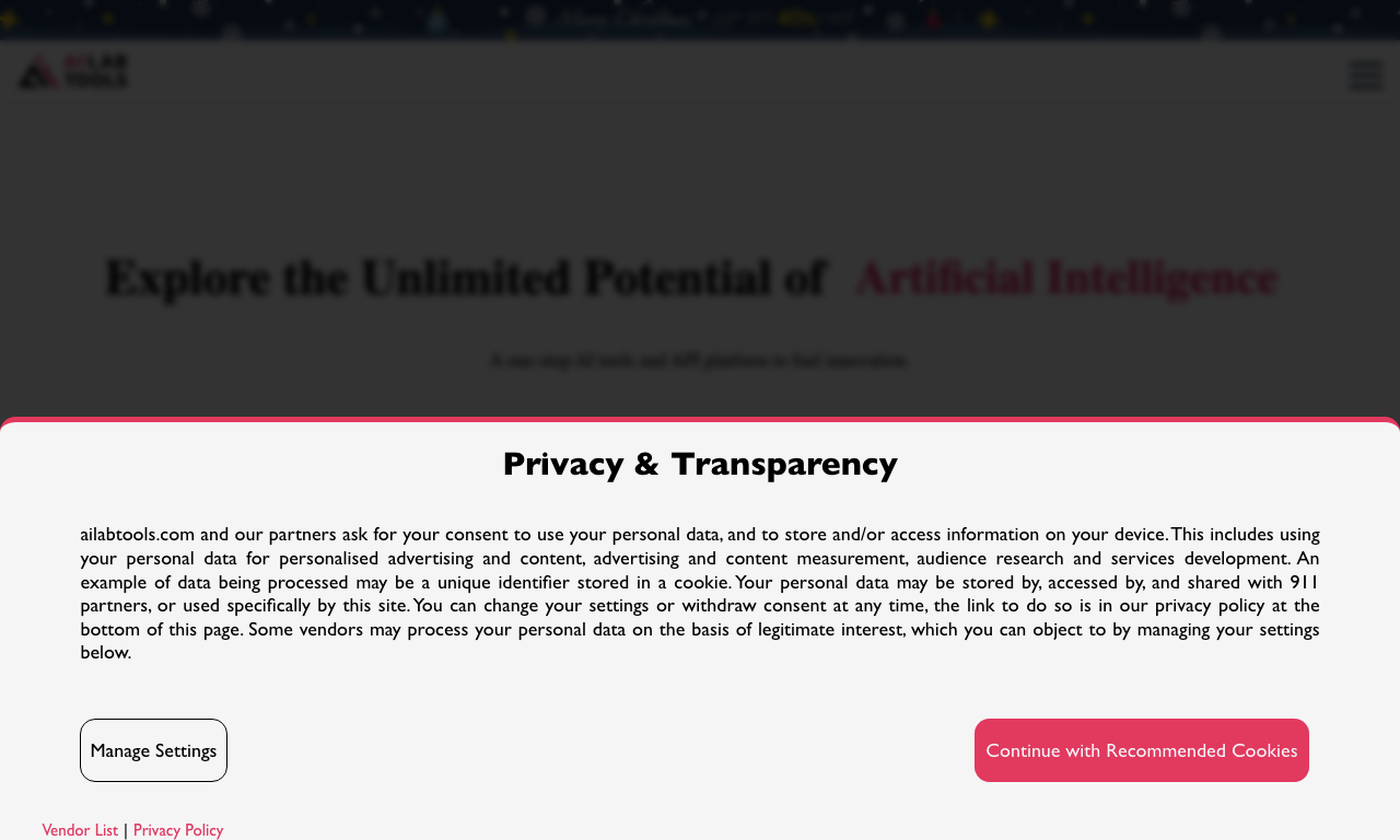 AILab Tools — интерфейс