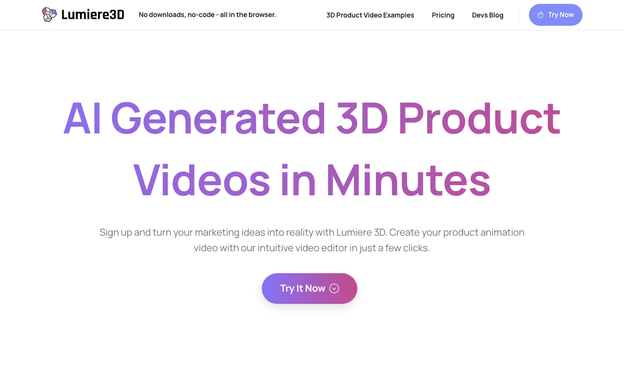 Lumiere3d — превью
