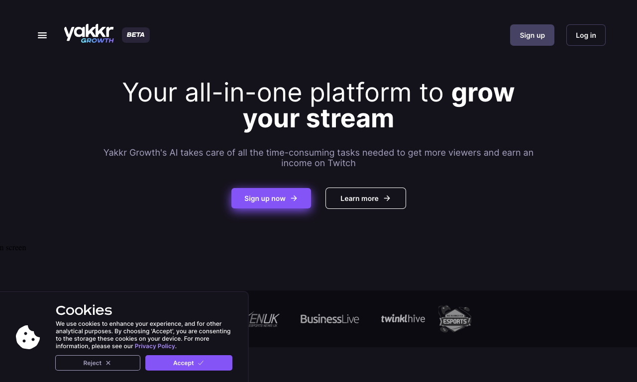 Yakkr Growth — превью