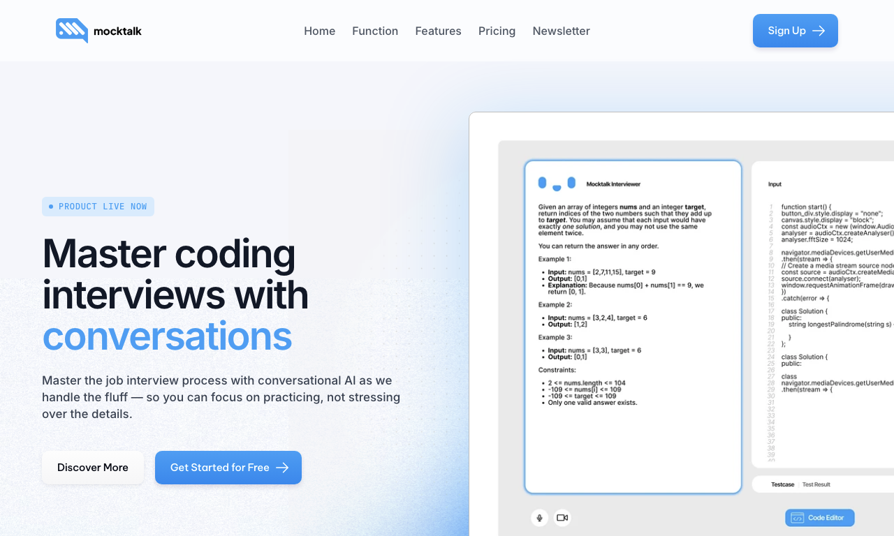 Mocktalk — превью