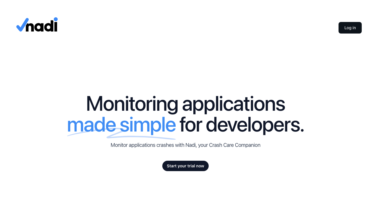 Nadi — интерфейс