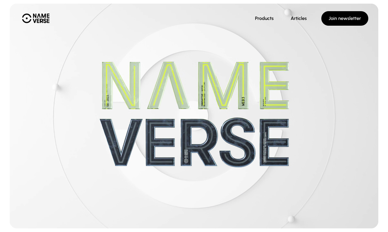 Nameverse AI — интерфейс
