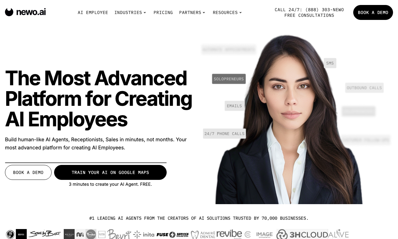 newo AI — интерфейс
