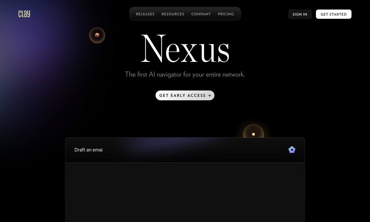 Nexus — интерфейс