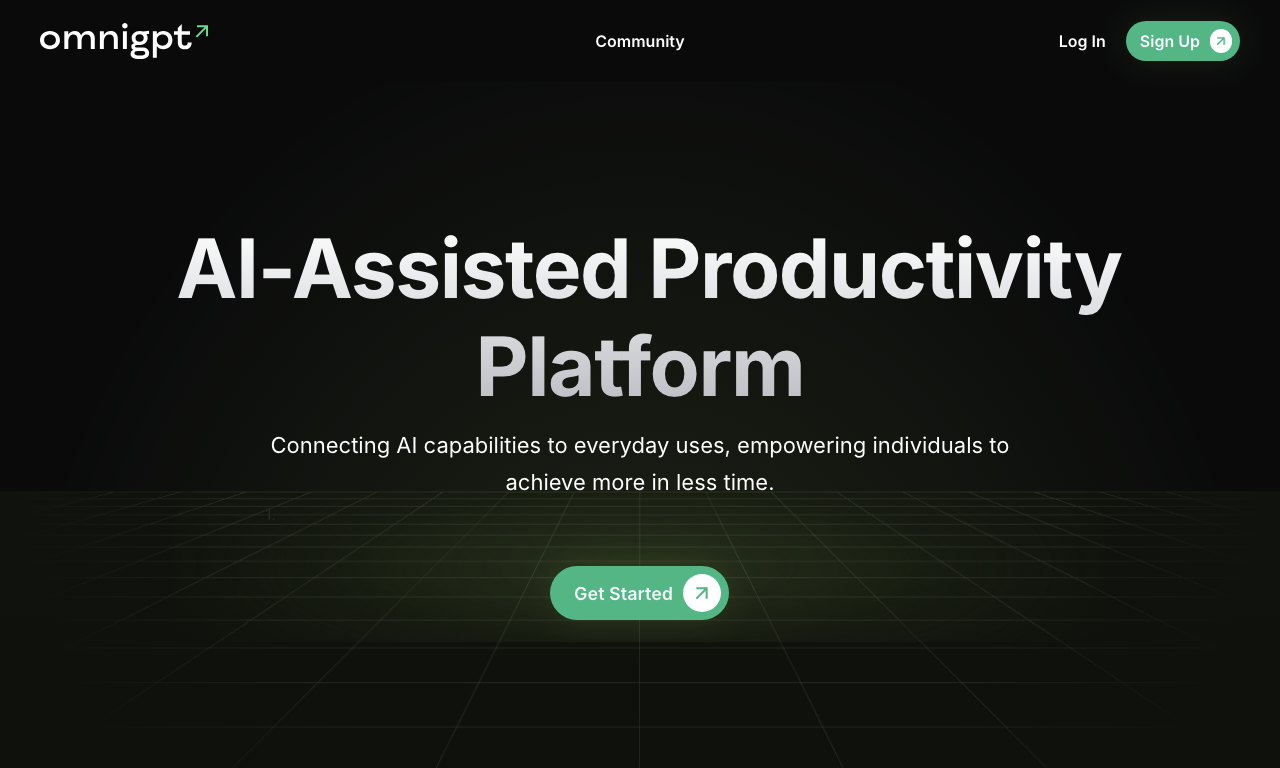 Omnigpt — интерфейс