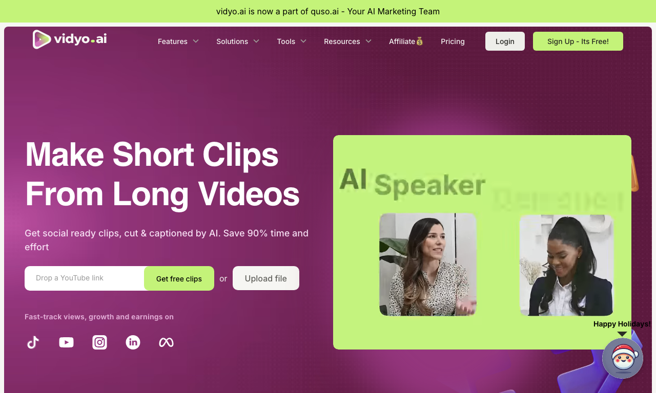 Vidyo AI — превью