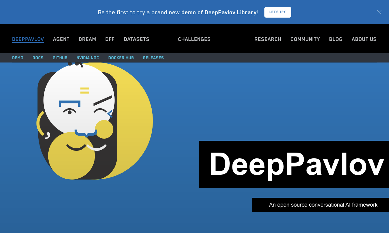 Deeppavlov.ai — превью