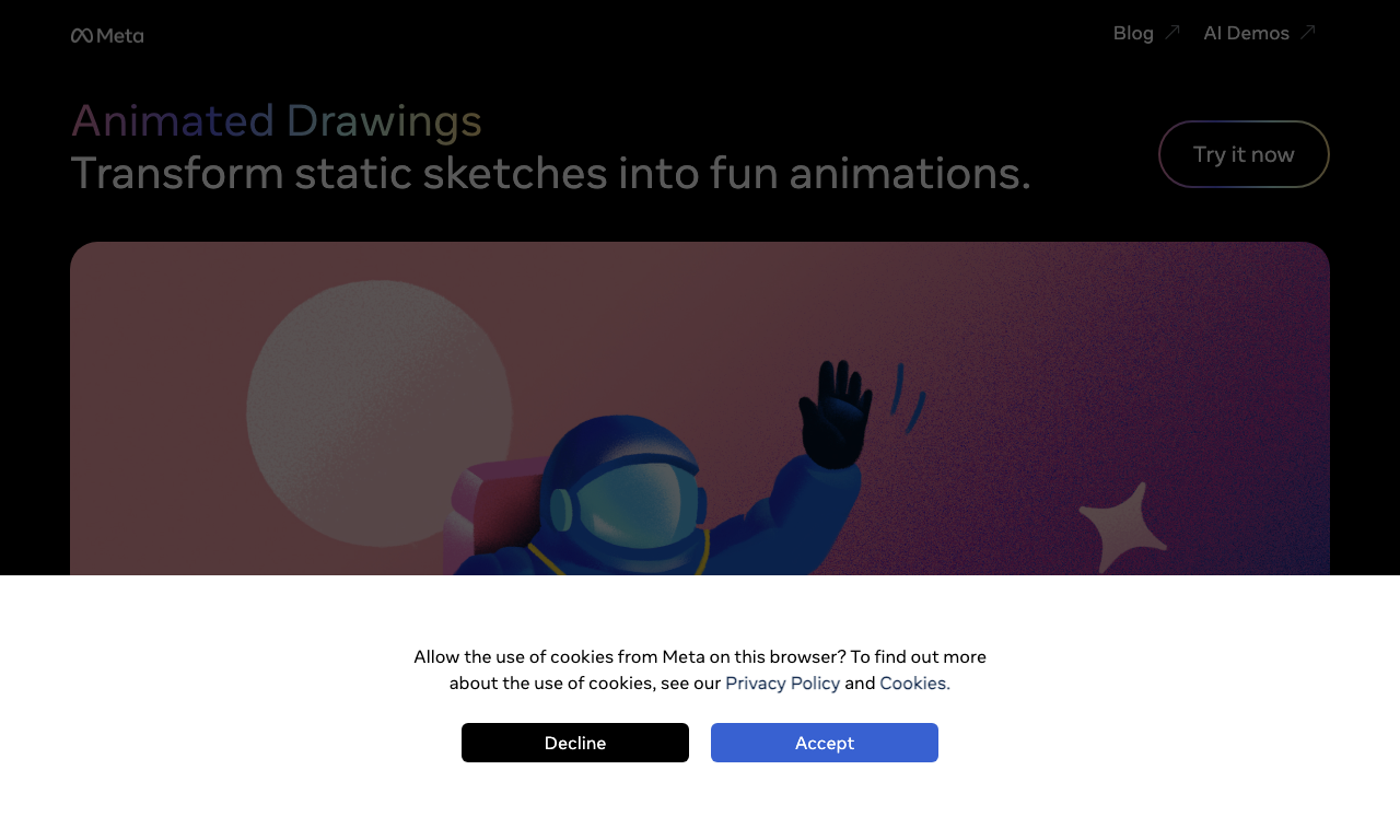 AnimatedDrawings by Meta — превью
