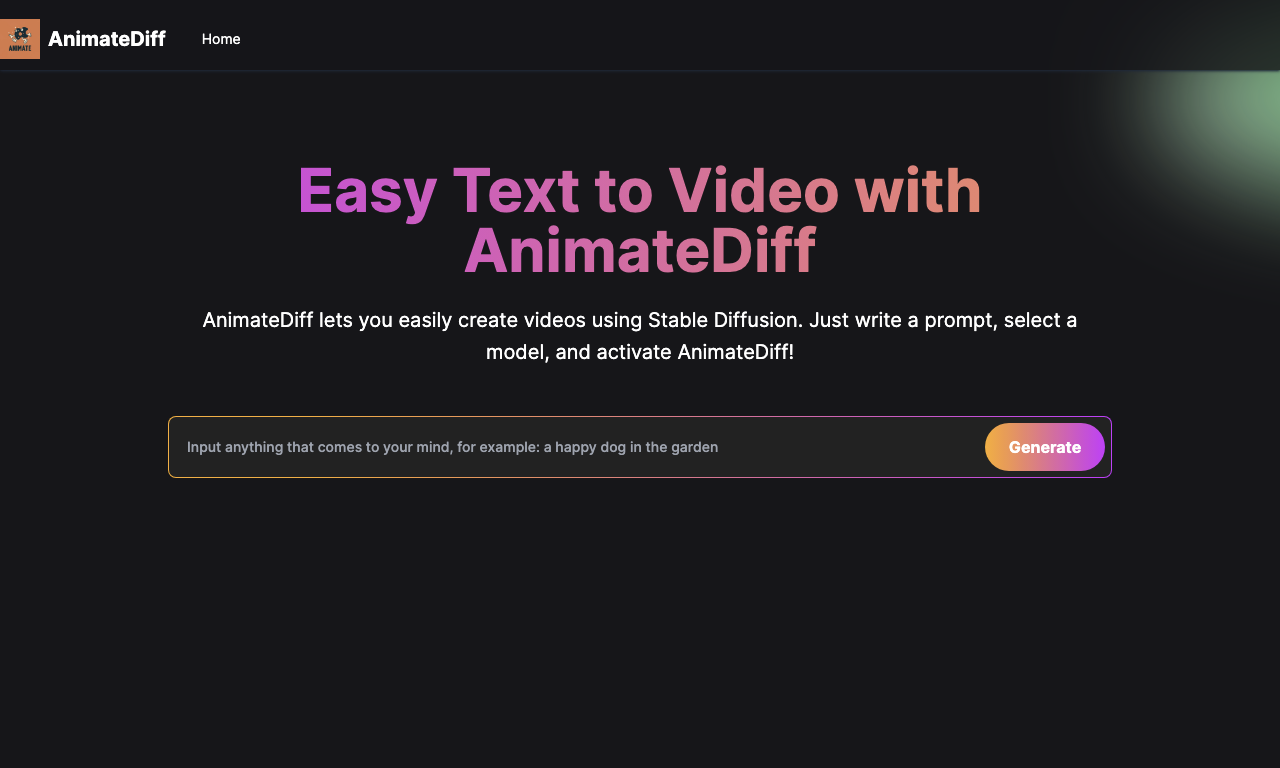AnimateDiff — превью