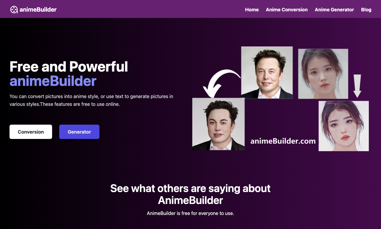 AnimeBuilder — превью