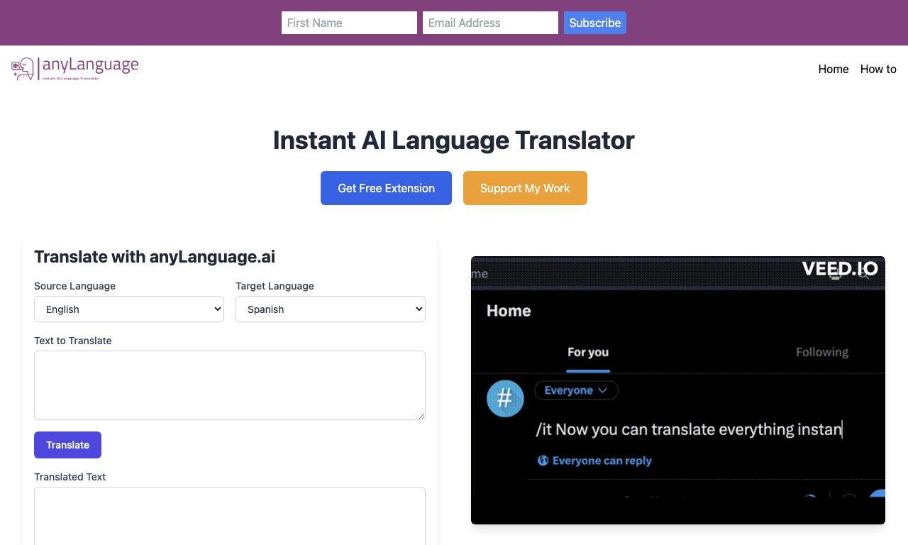 anyLanguage AI — превью