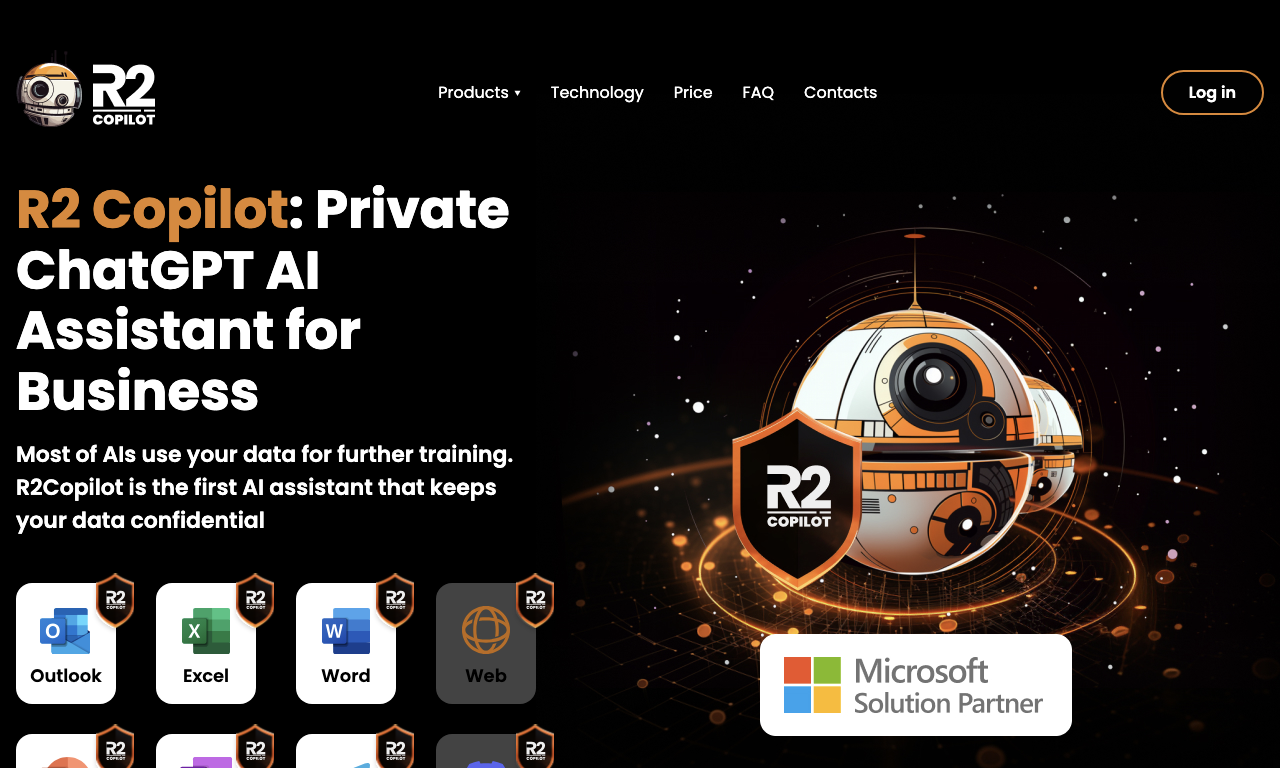 R2 Copilot — интерфейс