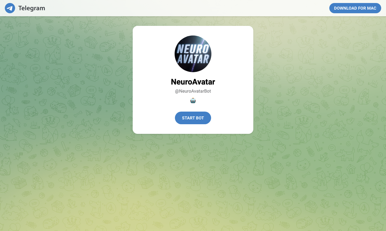 NeuroAvatarBot — превью