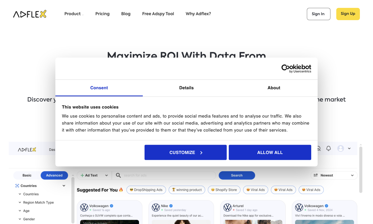 Adflex Ad Intelligence — превью