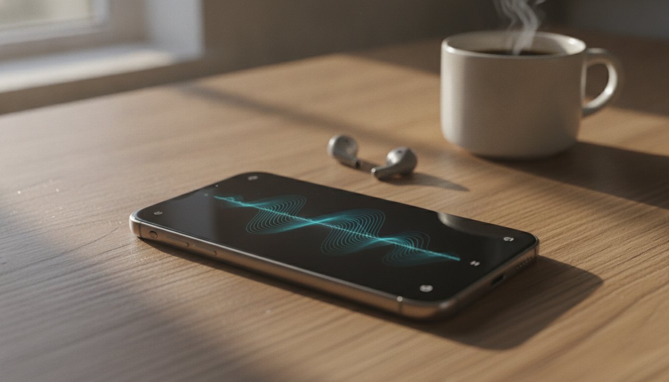 Голосовой бот и нейросеть на экране смартфона