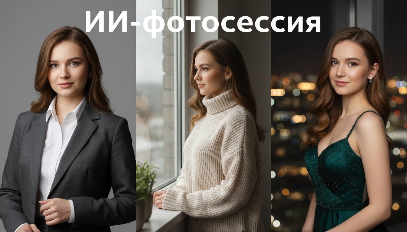 ИИ-фотосессия: как сделать профессиональные фото нейросетью