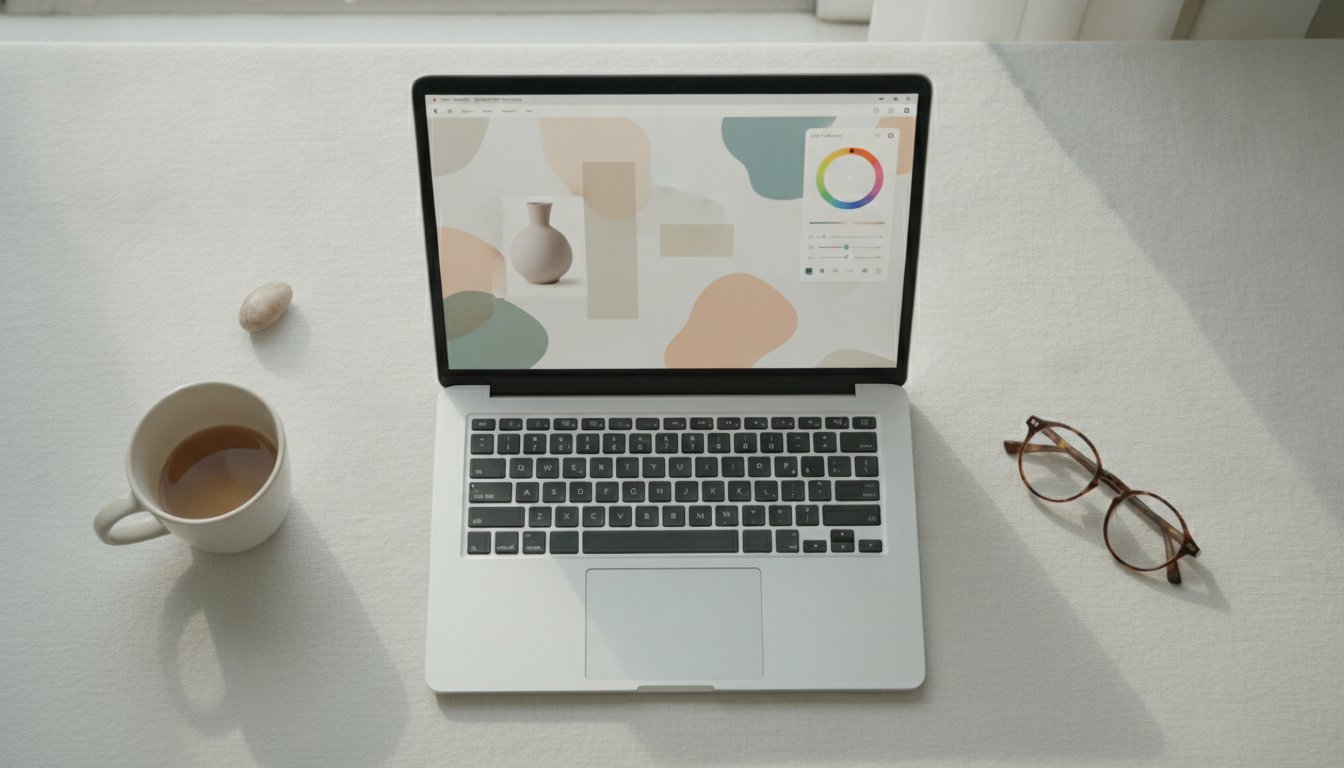 Экран с интерфейсом редактирования товарных фото нейросетью