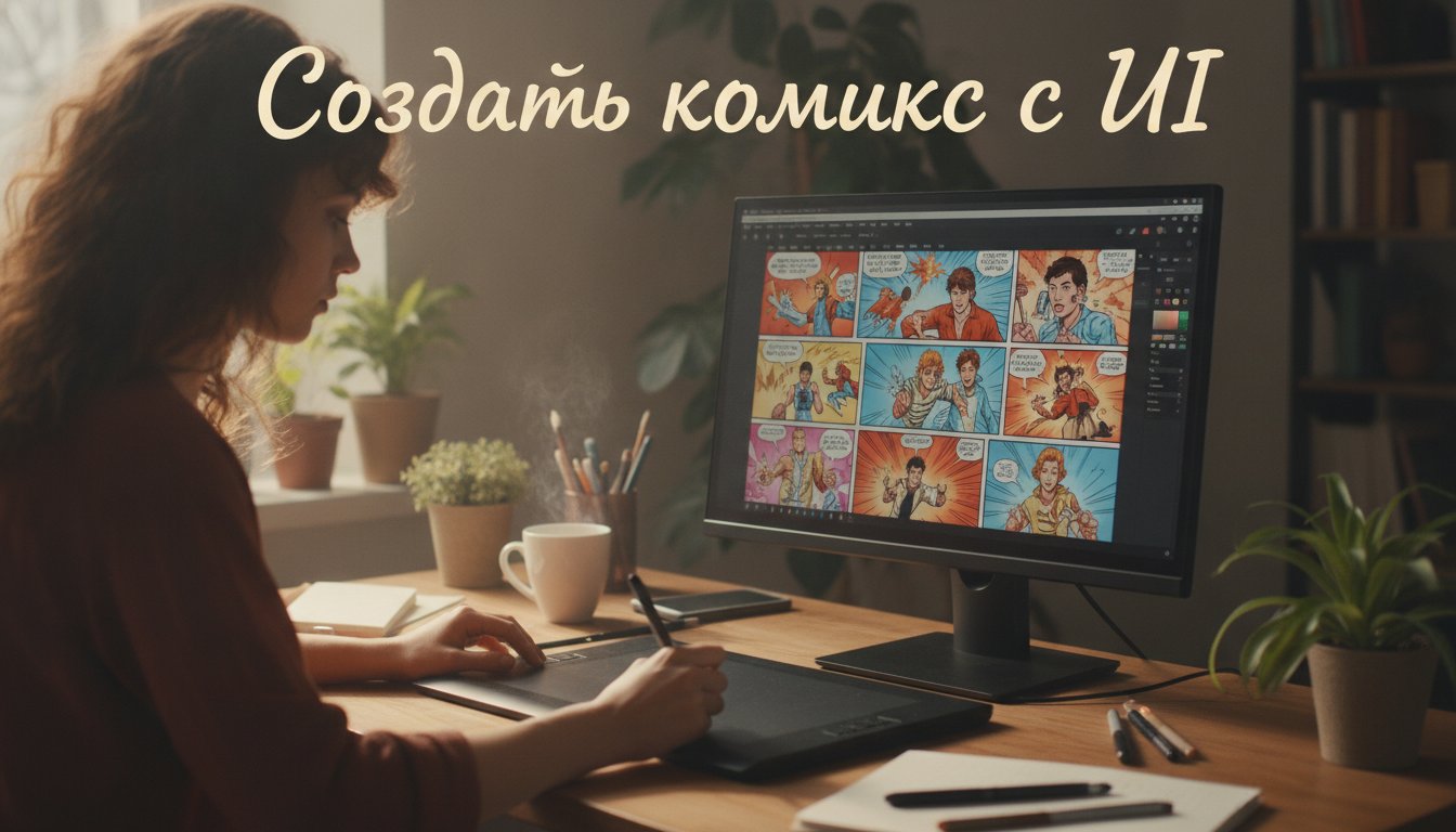 Генератор комиксов нейросетью: топ-6 сервисов и гайд