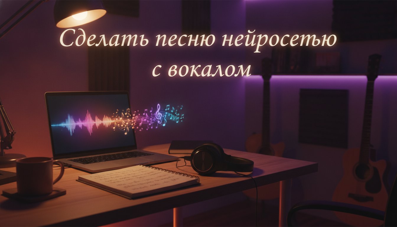 Сделать песню нейросетью с вокалом: генератор песен