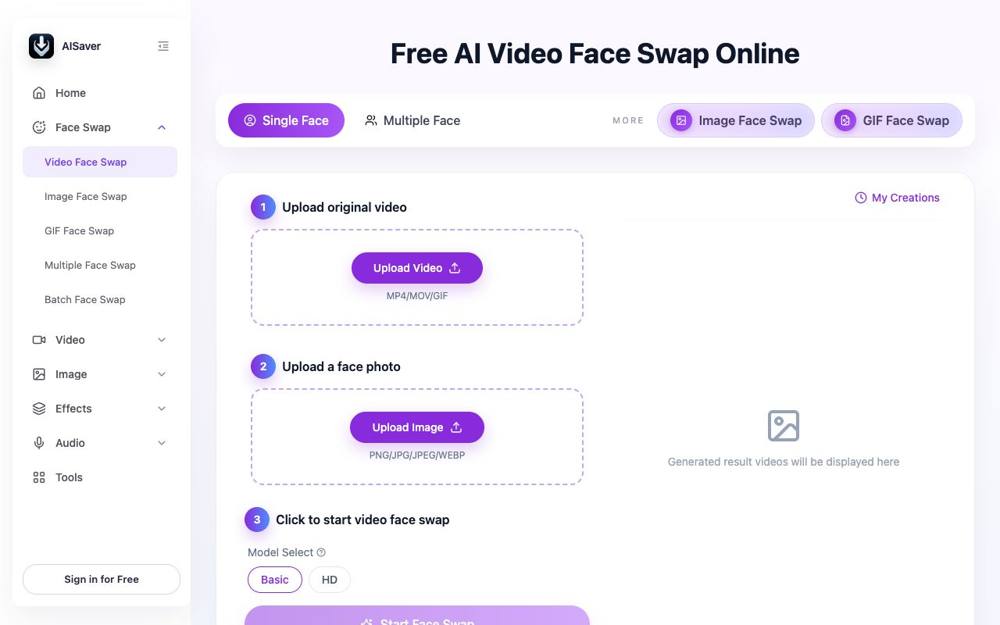 Интерфейс AISaver