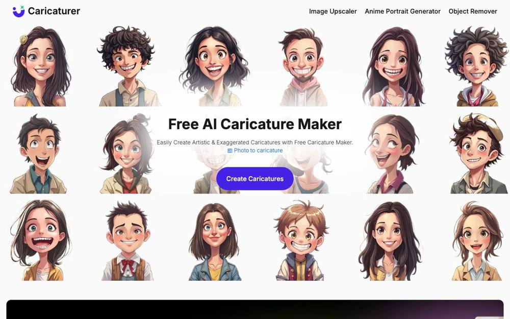 Интерфейс Caricaturer.io