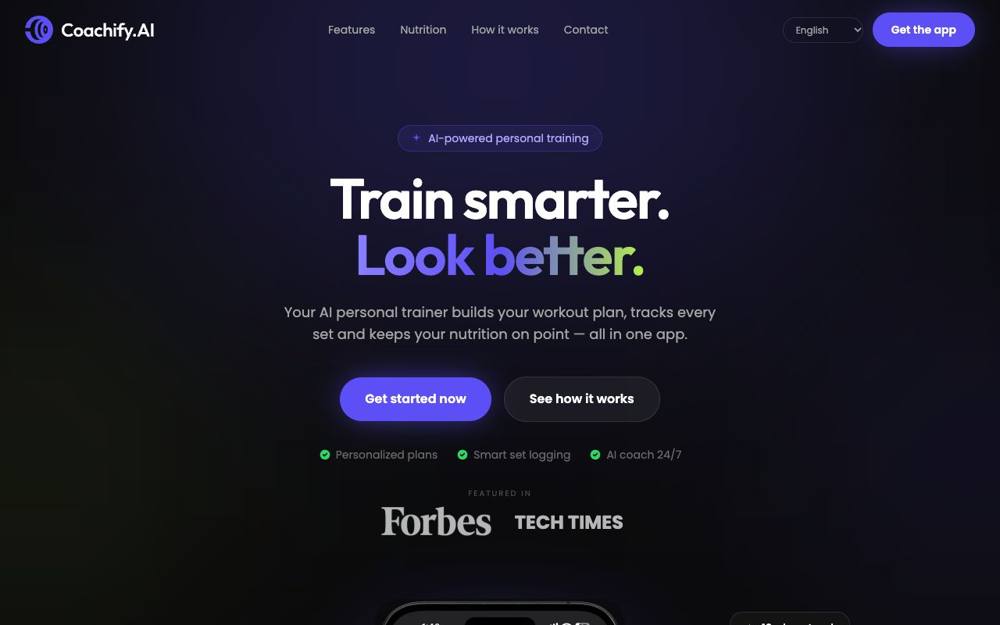 Интерфейс Coachify AI
