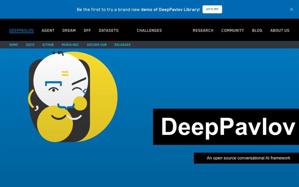 Интерфейс Deeppavlov.ai