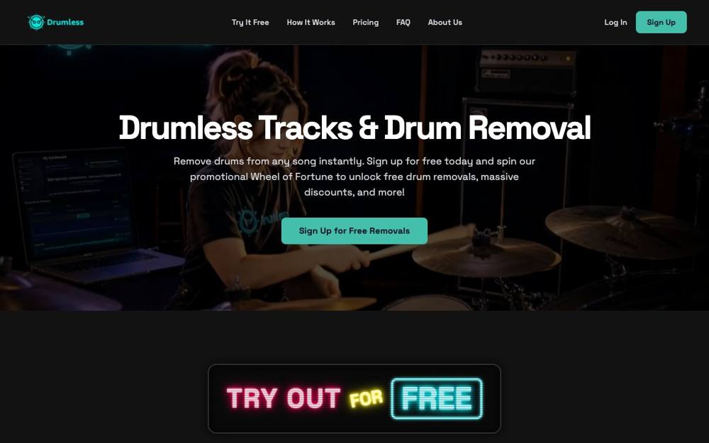 Интерфейс Drumless