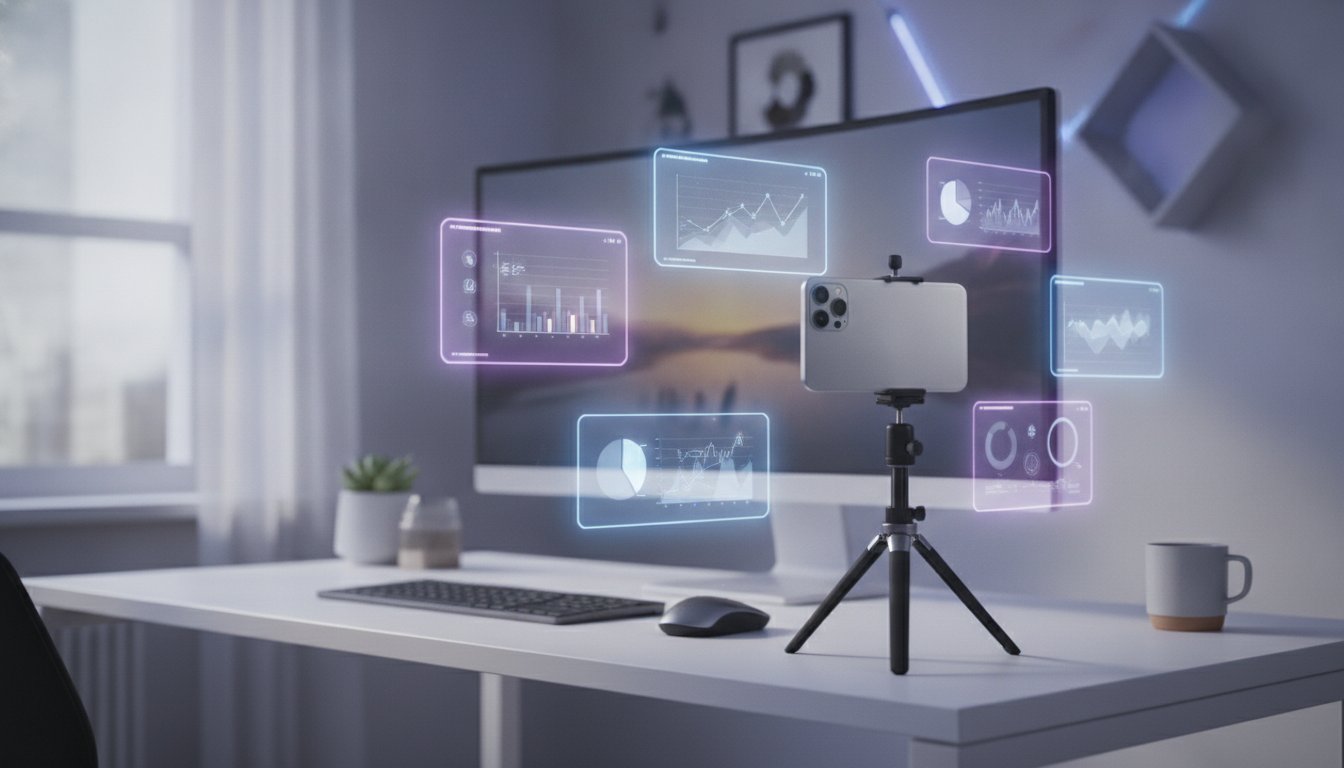 Процесс записи и автоматической обработки вертикального видео контента