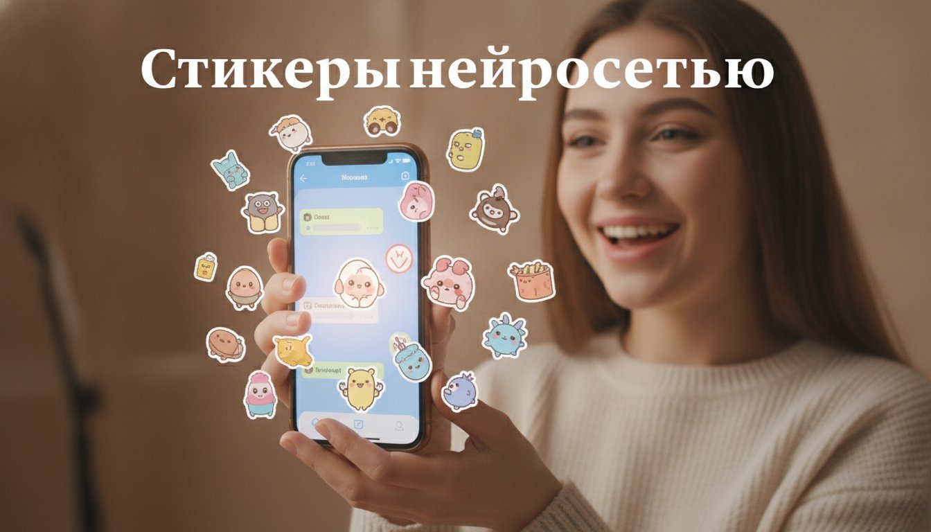 Создать стикеры нейросетью: для Telegram и WhatsApp